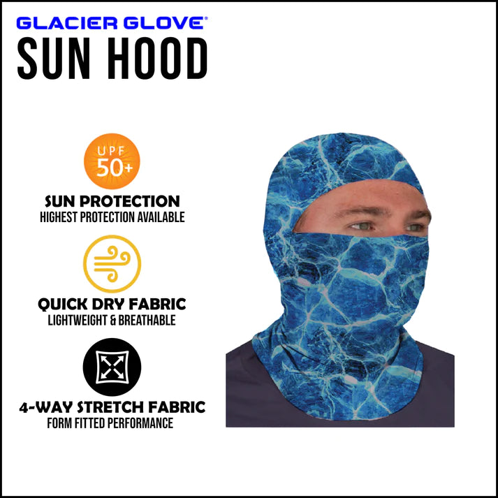 Sun Hood-Blue Camo