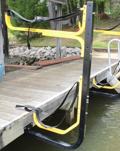 Over-Water Dock Mount using a Flat Rack and a JAY Rack