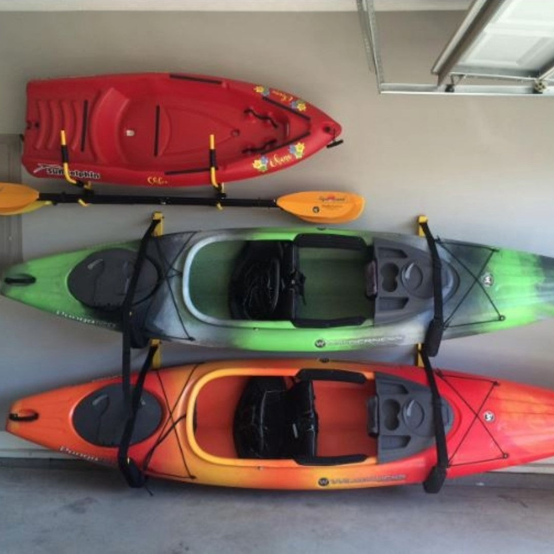 Large Kayak Wall Racks | Big EZ Rack - Suspenz