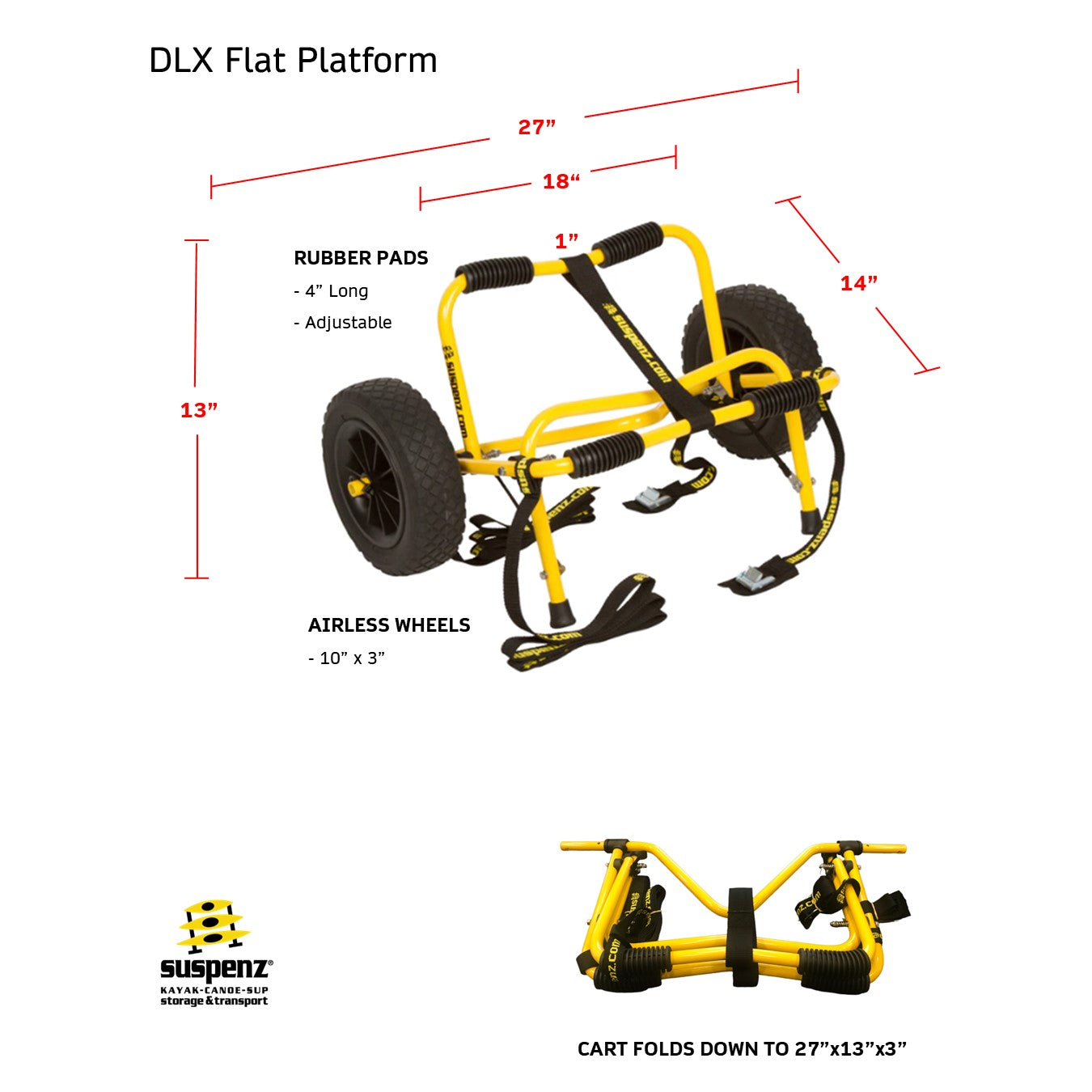 DLX Flat Platform dimensions