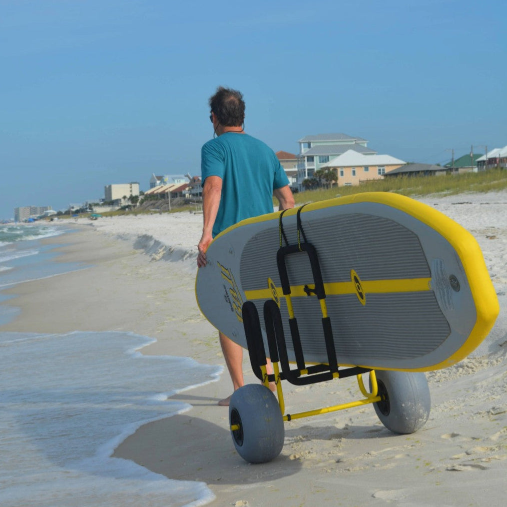 HOMCOM surftrolley surfplank transportwagen opvouwbaar, gewatteerde PU HOMCOM surftrolley surfplank transportwagen opvouwbaar, gewatteerde PU