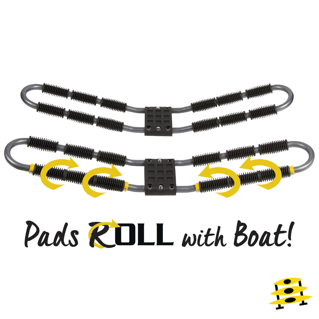 Rolling kayak rack sale