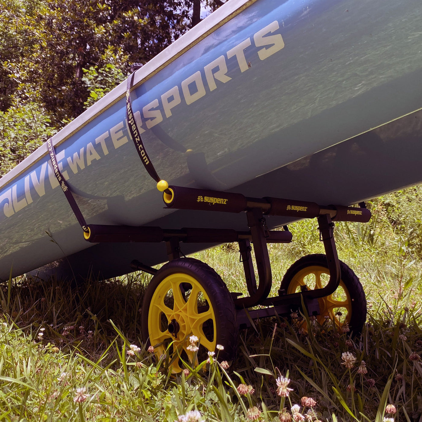 A large SUP on the catch-all cart