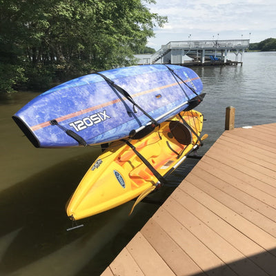 Over-Water 2-Boat Dock Frame