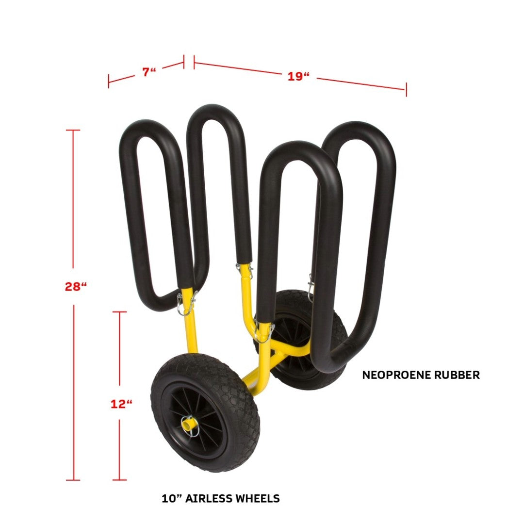 Cart for One Stand-up Paddleboard | Single-Up SUP Airless