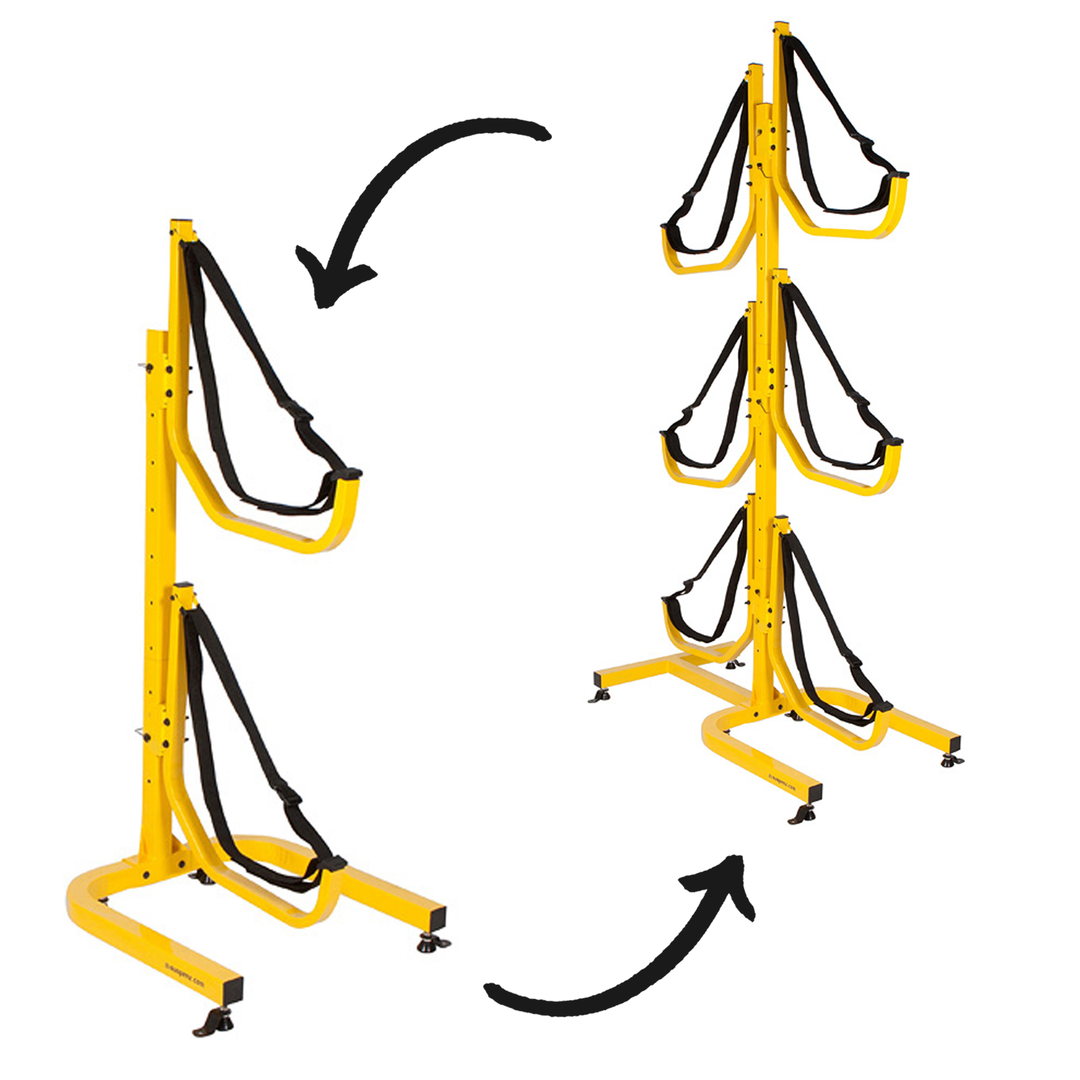 ボクシング Kay-Z Kayak/Paddleboard Storage Wall Racks | TieYak® Z-Rack - Suspenz