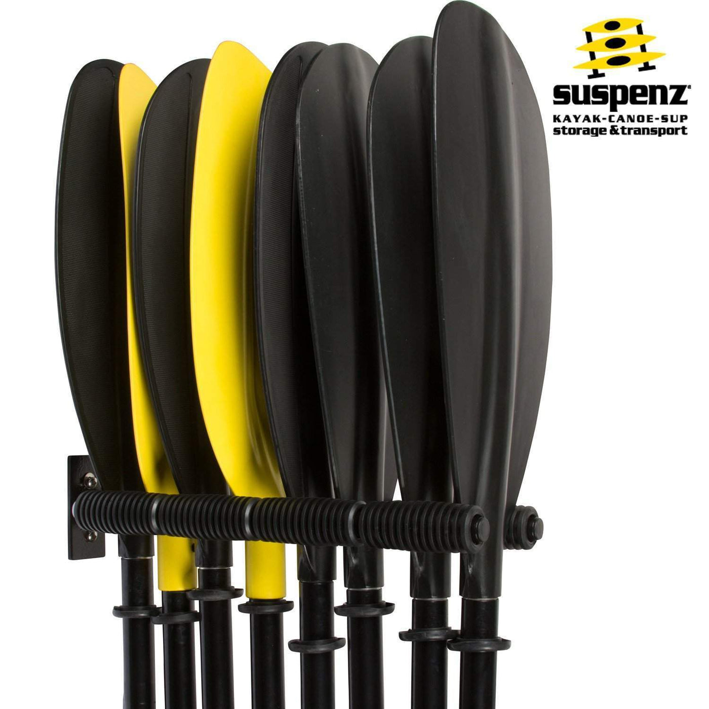 8 Paddles in the paddle holder