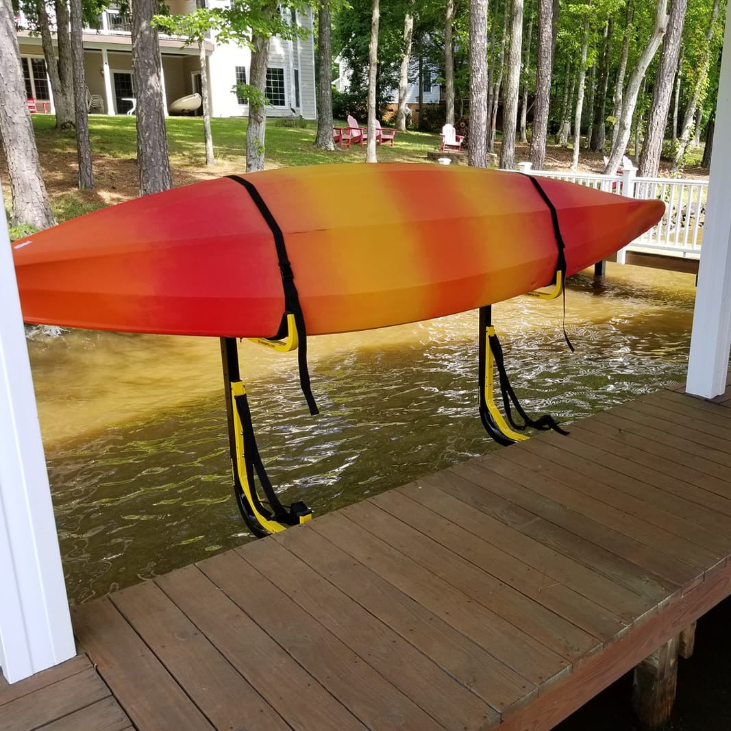 Suspenz Marine Grade 2-Boat Free Standing Kayak Storage Rack