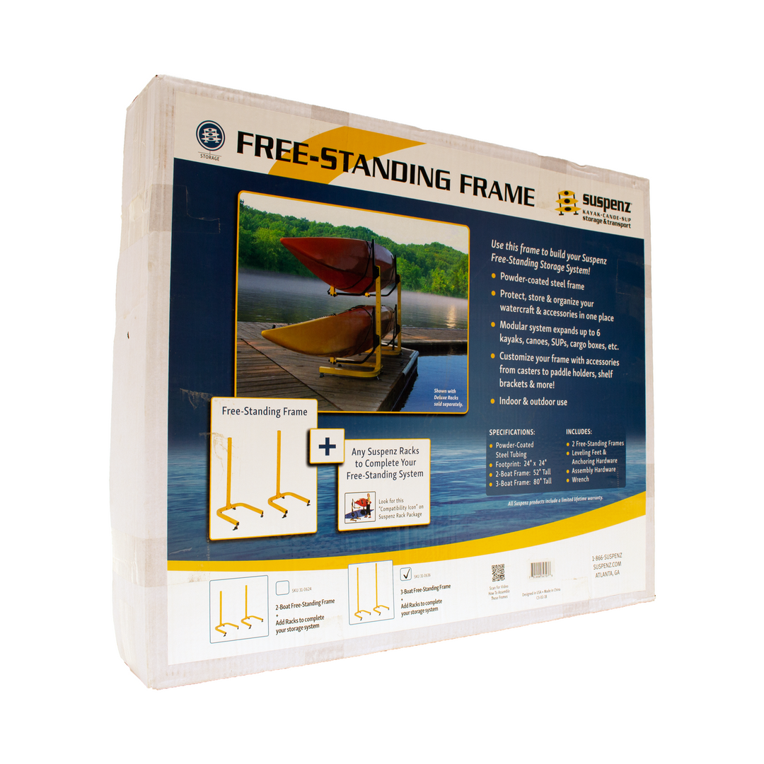 Double Kayak Stand Frame | Custom Kayak Rack Stand | Suspenz