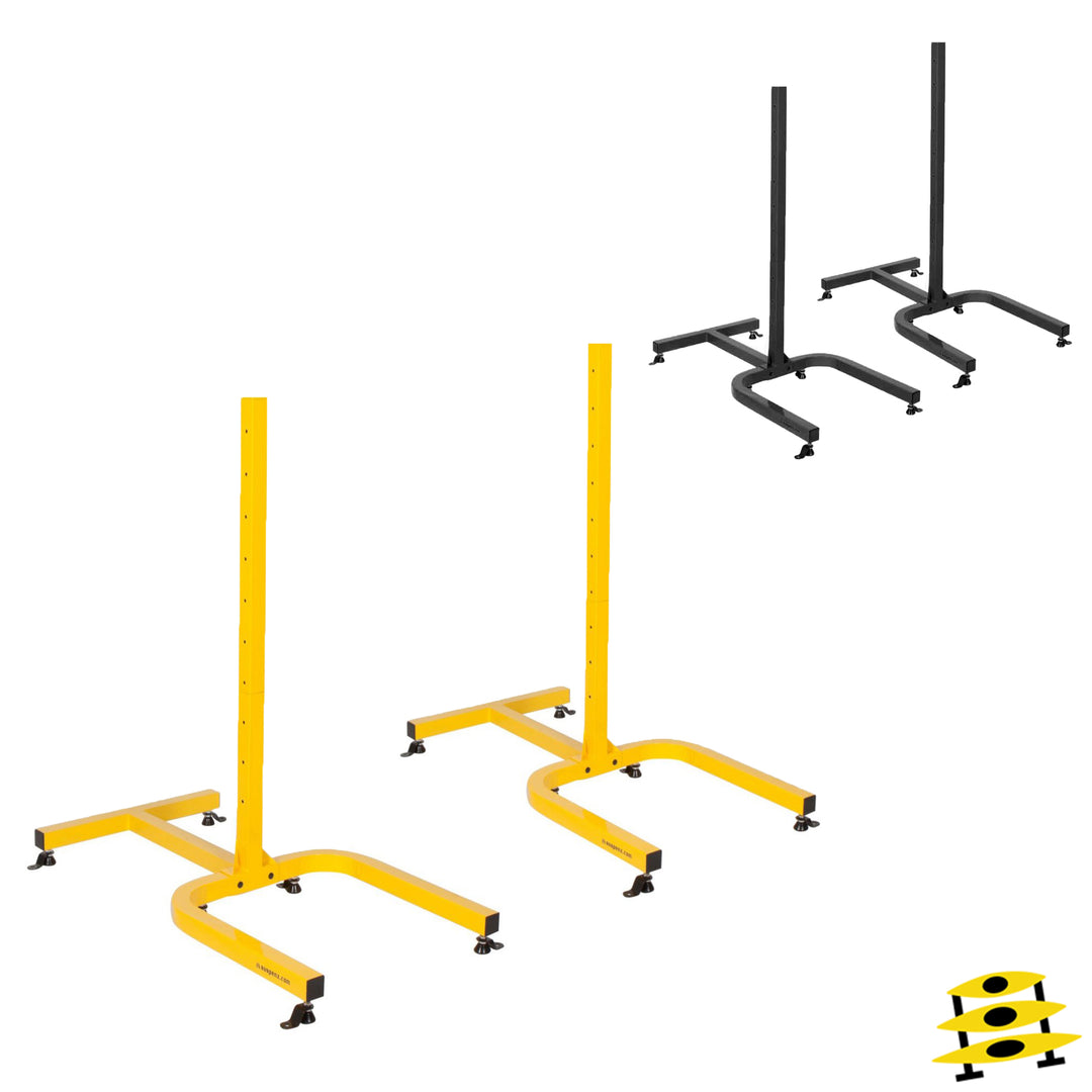 4 Kayak Storage Rack Frame | 4 Boat Free-Standing Frame | Suspenz