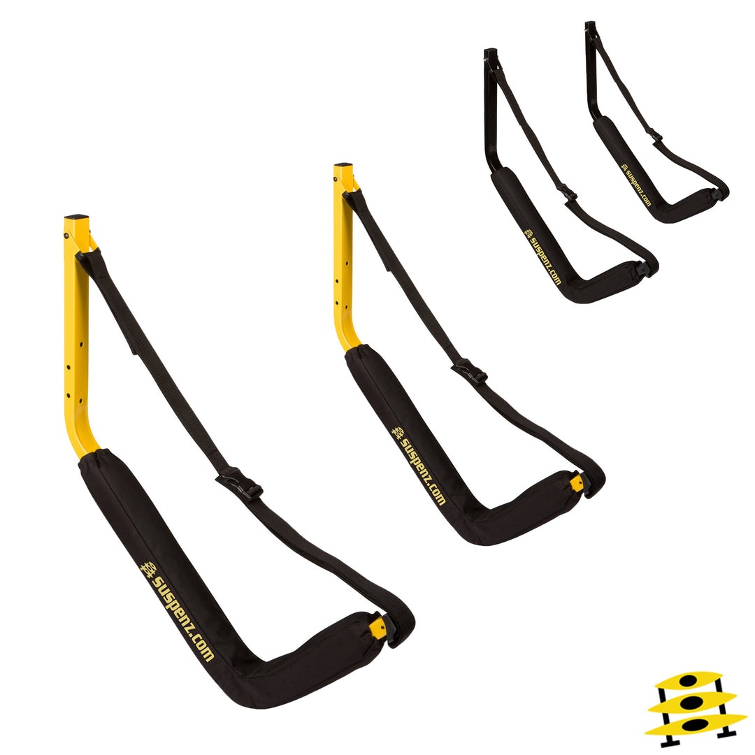 Large Kayak Wall Racks | Big EZ Rack - Suspenz