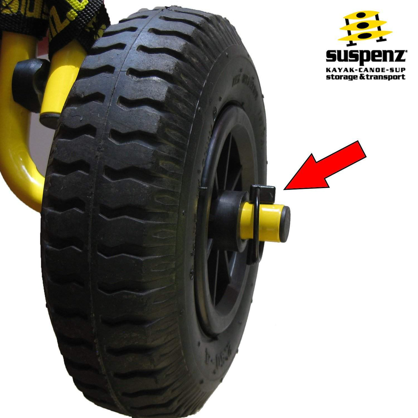 Quick Release Wheel Pin | Kayak Wheel Cart Pin | Suspenz