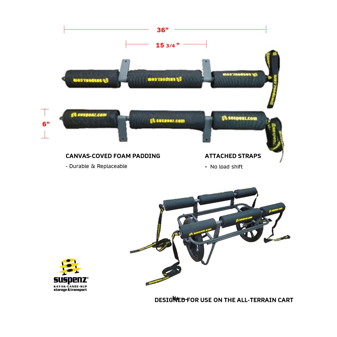 Big JON Bunker Bars™ for the All-Terrain Super Duty Airless Cart