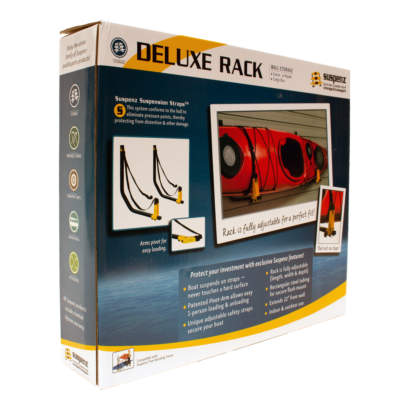 Kayak and Canoe Storage Rack | Deluxe Rack