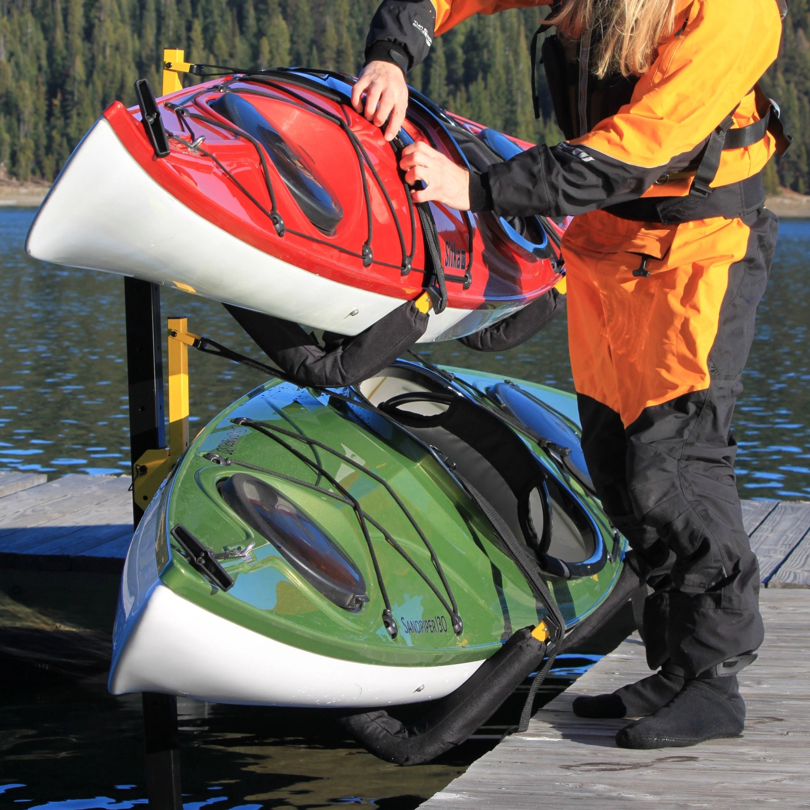 Paddle Board Rack Over Water Kayak Rack Kayak Wall Mount