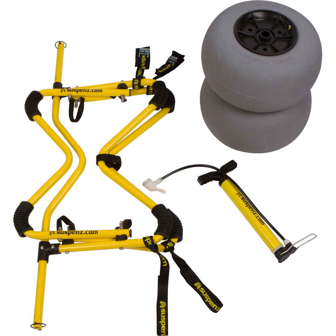 Kayak Carrier Cart With Balloon Tires – Heavy Duty Folding Cart For Easy Kayak & Canoe Transport - View #2