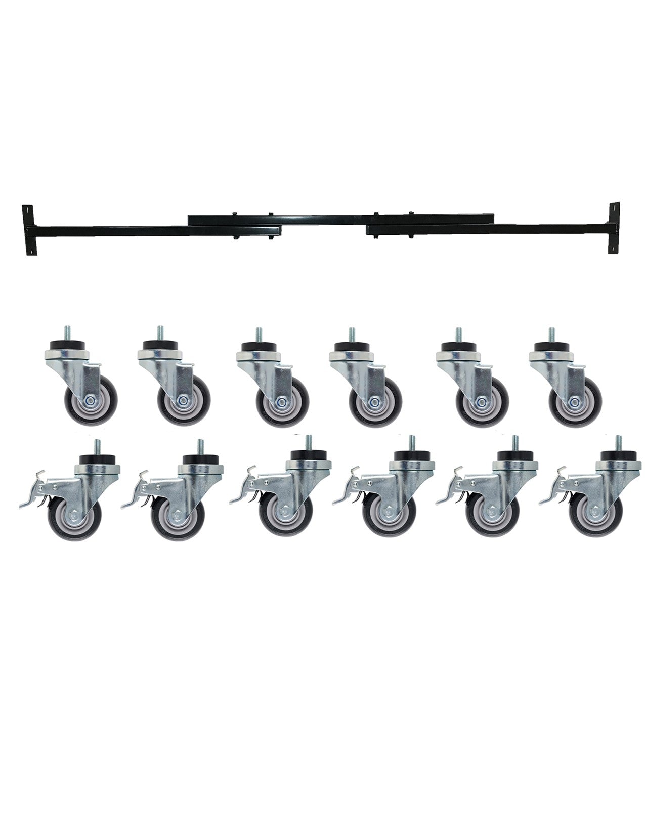 Caster & Adjustable Crossbar Set