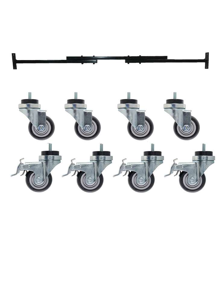 Caster & Adjustable Crossbar Set