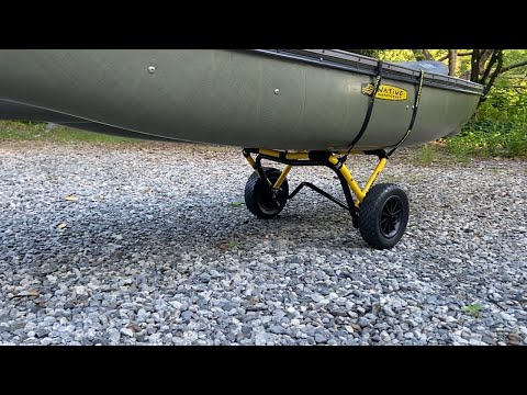 無料配達 Fishing Suspenz Kayak Canoe Transport Trailer， DLX Kayak