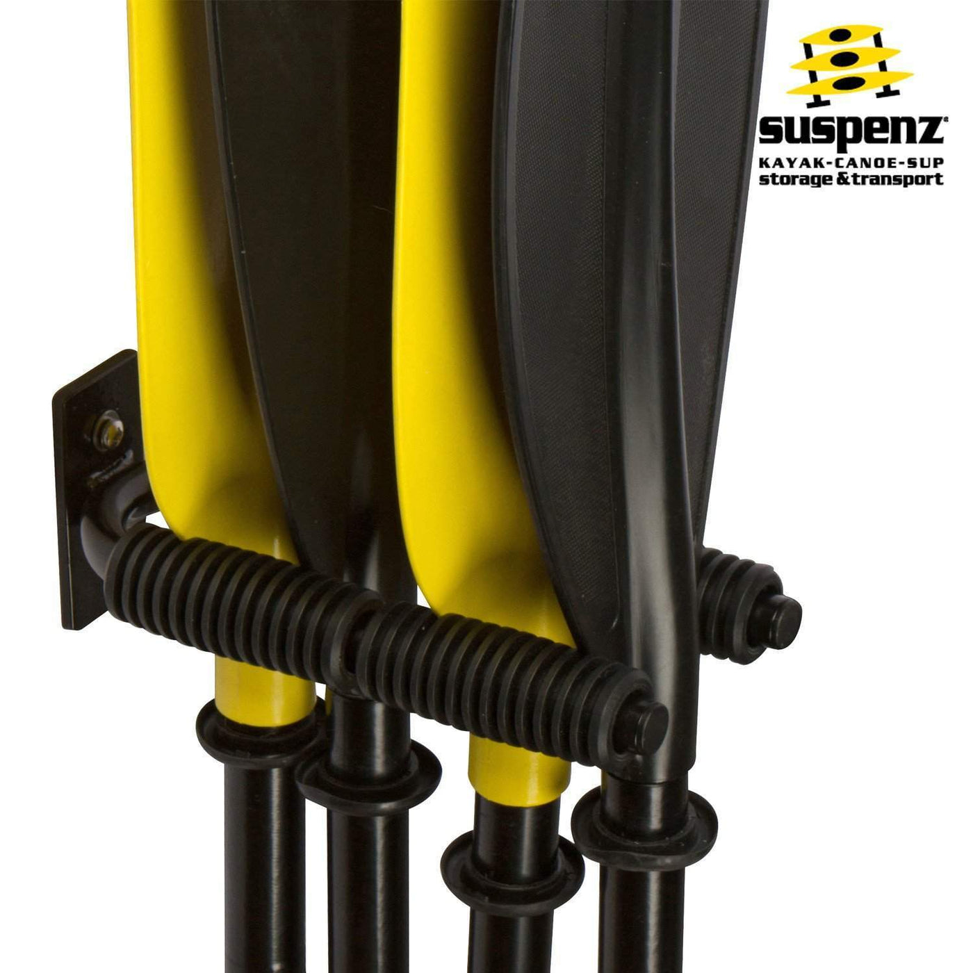 Suspenz | Paddle Rack Storage for Kayak Canoe SUP - 2 Paddle Rack - Suspenz