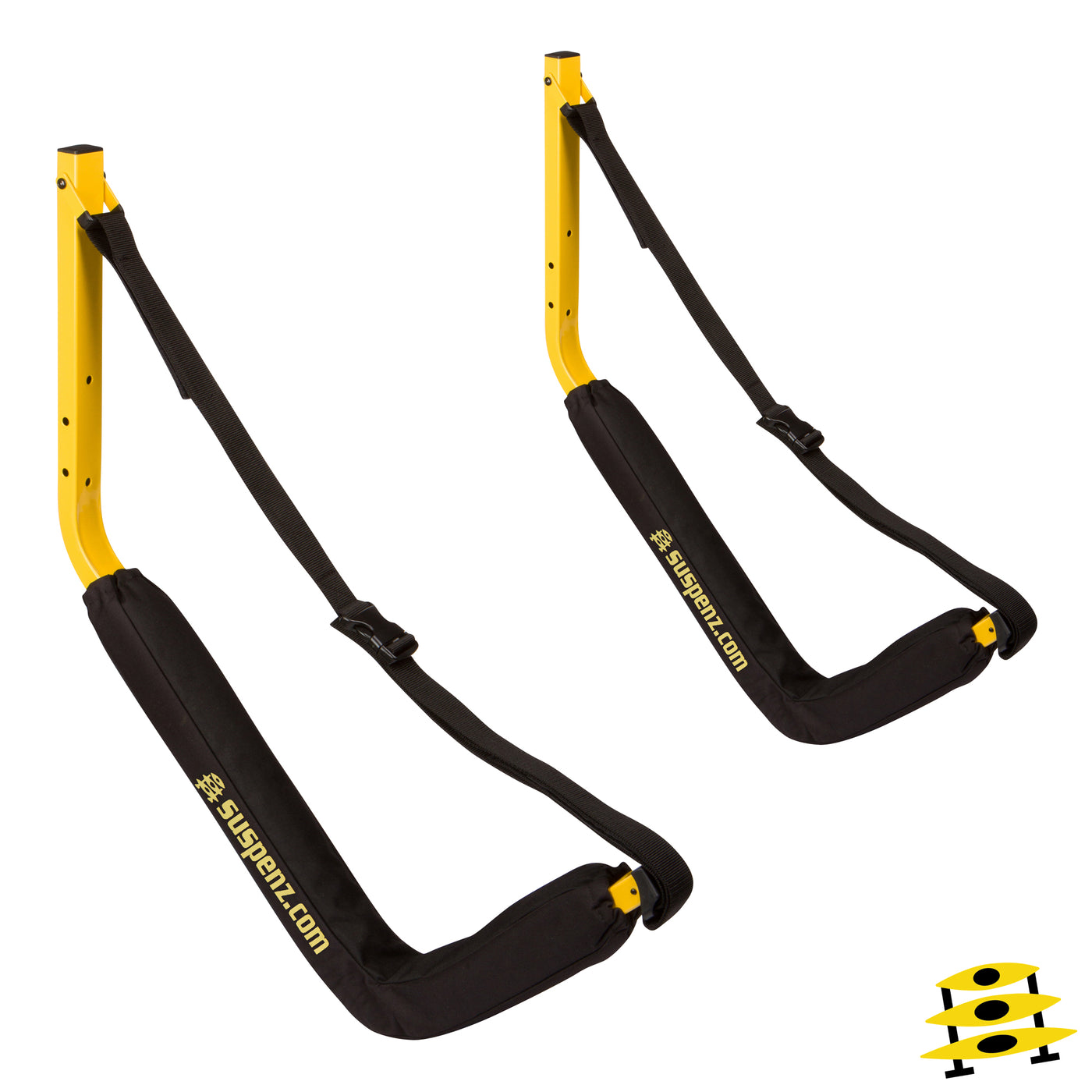 Large Kayak Wall Racks | Big EZ Rack - Suspenz